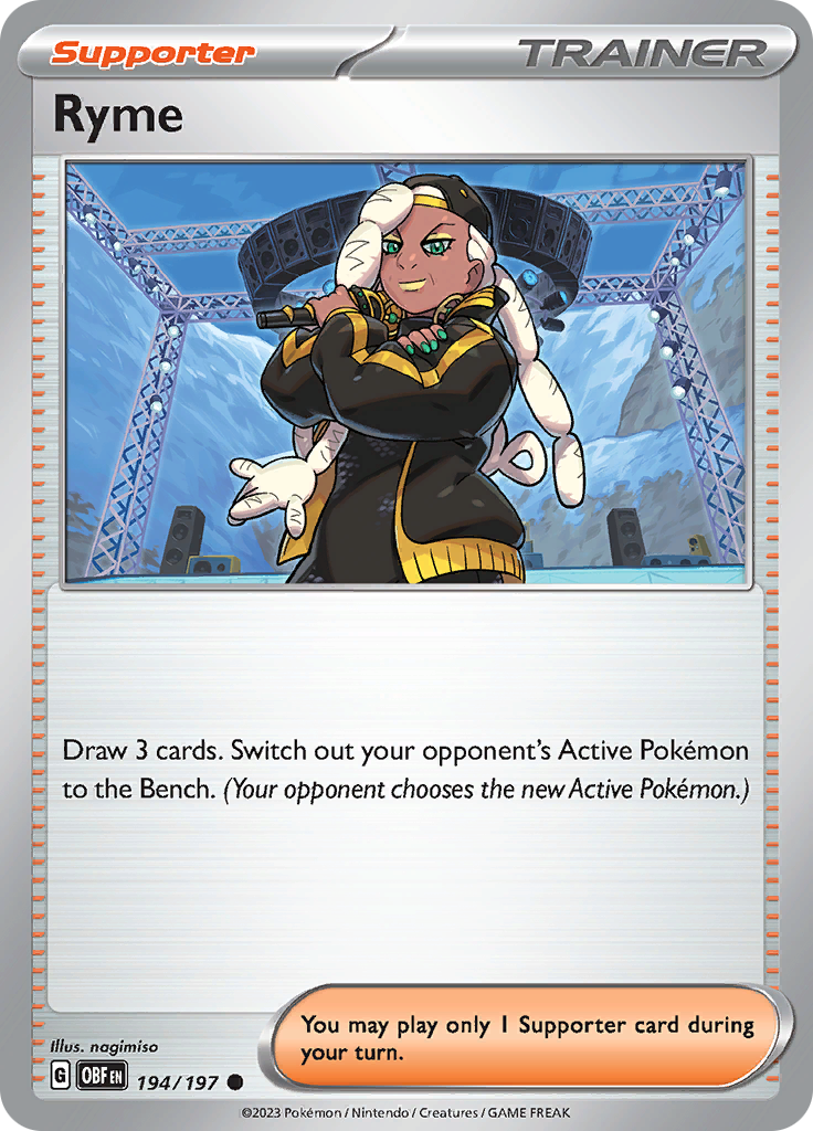 Ryme (194/197) [Scarlet & Violet: Obsidian Flames] Reverse Holofoil
