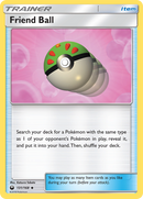 Friend Ball (131/168) [Sun & Moon: Celestial Storm] Reverse Holofoil