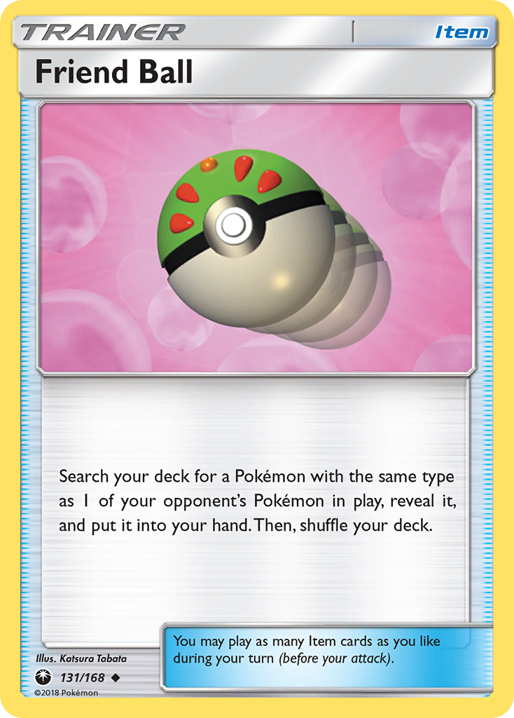 Friend Ball (131/168) [Sun & Moon: Celestial Storm] Reverse Holofoil