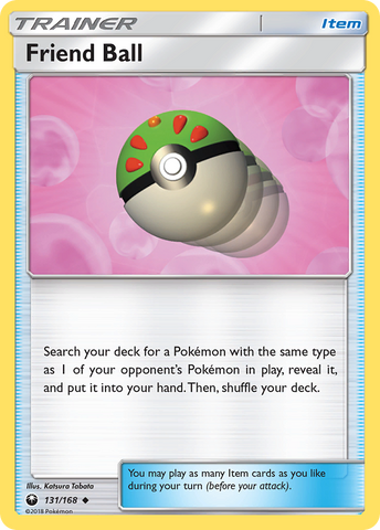 Friend Ball (131/168) [Sun & Moon: Celestial Storm] Reverse Holofoil