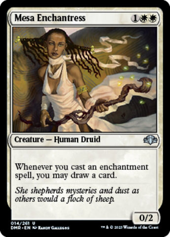 Mesa Enchantress [Dominaria Remastered] Foil