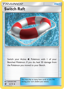 Switch Raft (62/70) [Sun & Moon: Dragon Majesty] Reverse Holofoil
