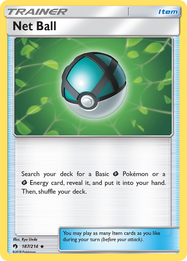 Net Ball (187/214) [Sun & Moon: Lost Thunder] Reverse Holofoil