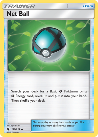 Net Ball (187/214) [Sun & Moon: Lost Thunder] Reverse Holofoil