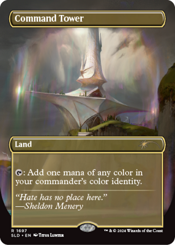 Command Tower (1697) [Secret Lair: Sheldon's Spellbook] Foil