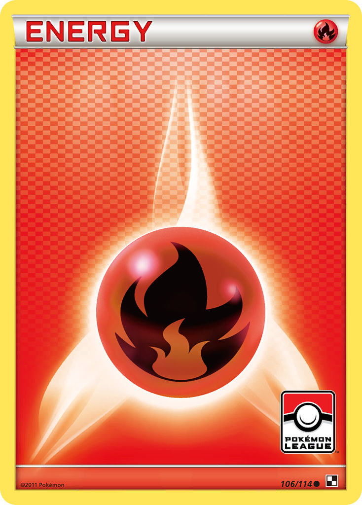 Fire Energy (106/114) [Black & White: Base Set] Reverse Holofoil