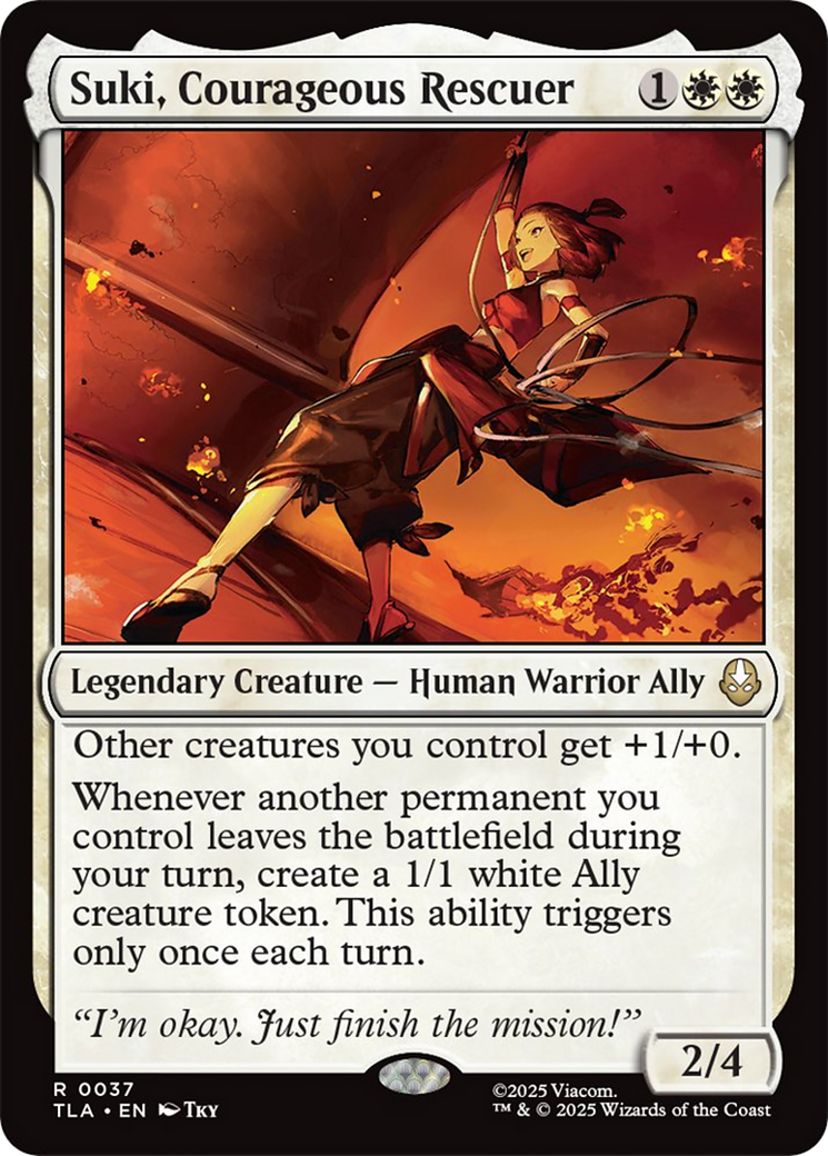 Suki, Courageous Rescuer [Avatar: The Last Airbender] Foil