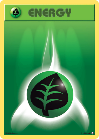 Grass Energy (91/108) [XY: Evolutions] Reverse Holofoil