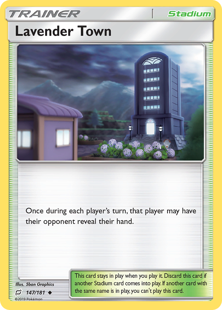 Lavender Town (147/181) [Sun & Moon: Team Up] Reverse Holofoil