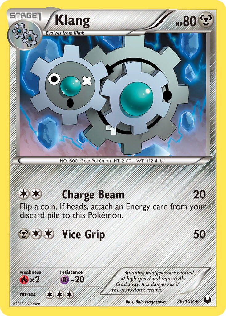 Klang (76/108) [Black & White: Dark Explorers] Reverse Holofoil