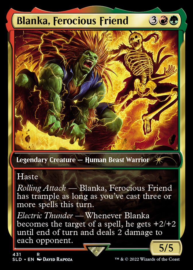 Blanka, Ferocious Friend [Secret Lair Drop Series] Foil