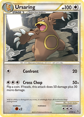 Ursaring (27/95) [HeartGold & SoulSilver: Unleashed] Reverse Holofoil