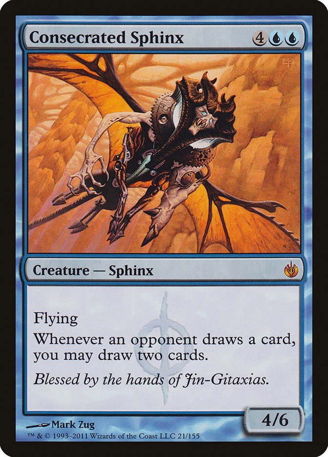 Consecrated Sphinx [Mirrodin Besieged] Foil
