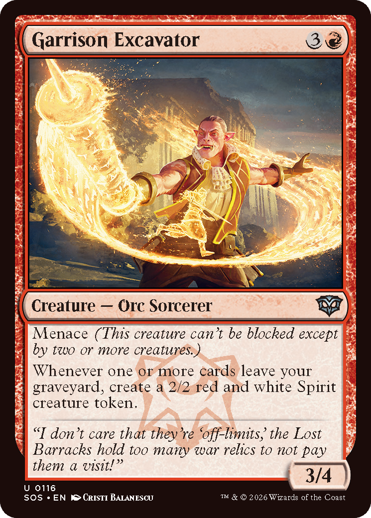 Garrison Excavator [Secrets of Strixhaven] Foil