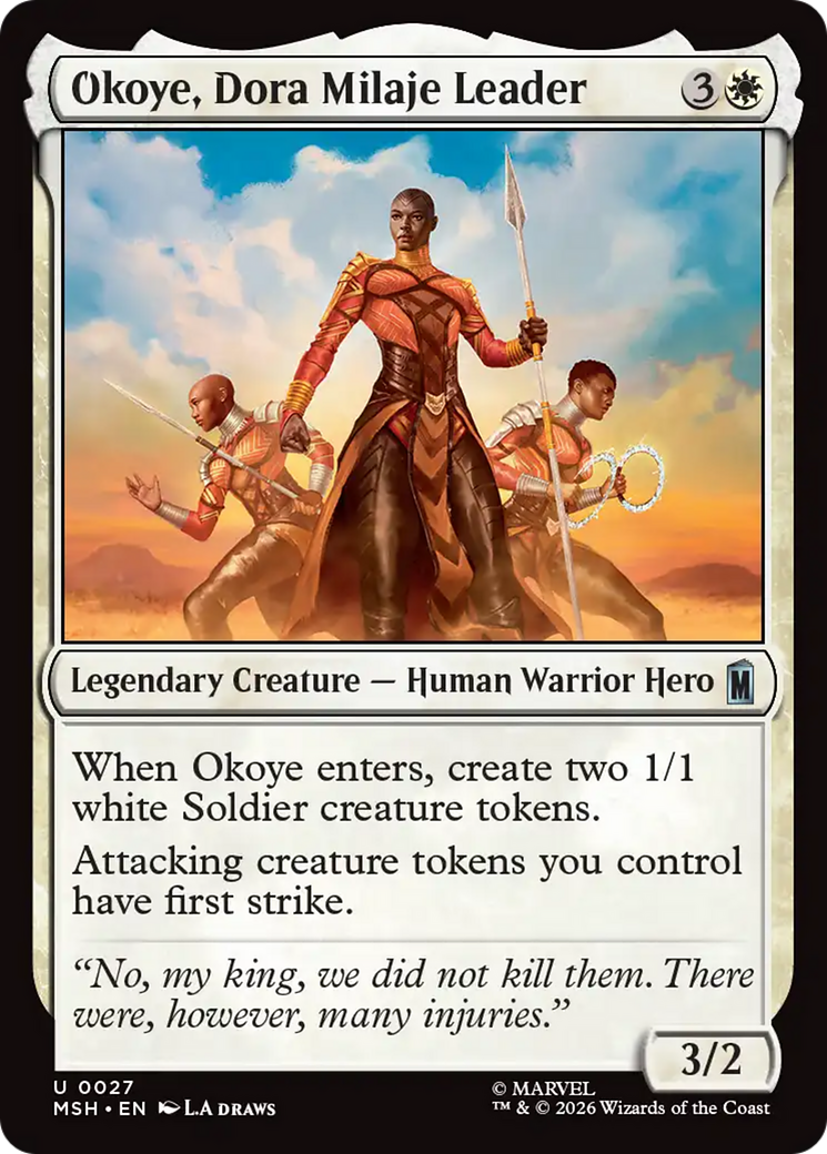 Okoye, Dora Milaje Leader [Marvel Super Heroes] Foil