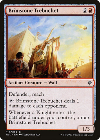 Brimstone Trebuchet [Throne of Eldraine] Foil