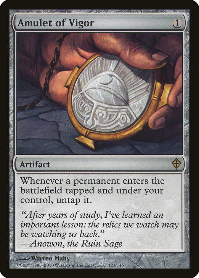 Amulet of Vigor [Worldwake] Foil