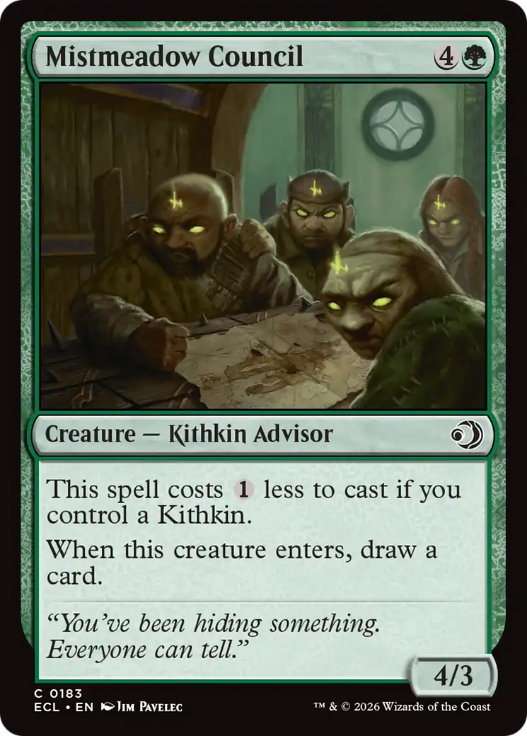 Mistmeadow Council [Lorwyn Eclipsed] Foil