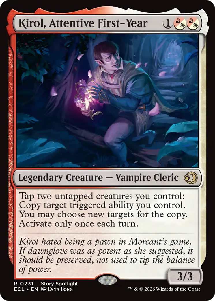 Kirol, Attentive First-Year [Lorwyn Eclipsed] Foil