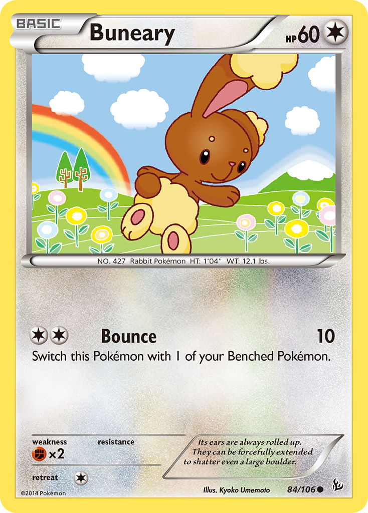 Buneary (84/106) [XY: Flashfire] Reverse Holofoil