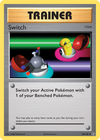 Switch (88/108) [XY: Evolutions] Reverse Holofoil