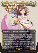 Yuna, Grand Summoner (Borderless) [FINAL FANTASY Commander] Foil