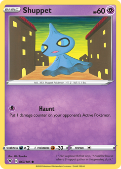 Shuppet (067/185) [Sword & Shield: Vivid Voltage] Reverse Holofoil