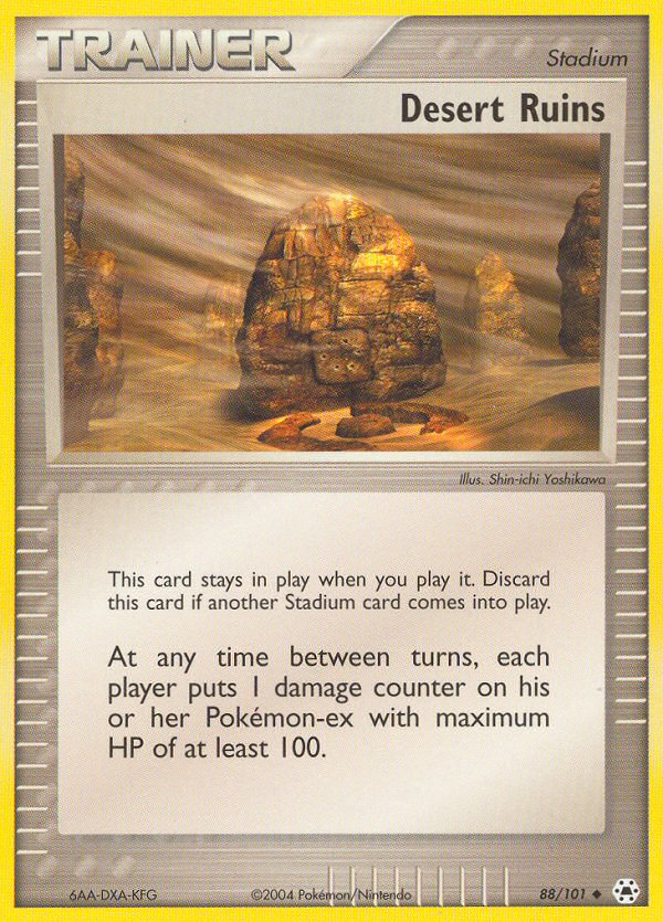 Desert Ruins (88/101) [EX: Hidden Legends] Reverse Holofoil