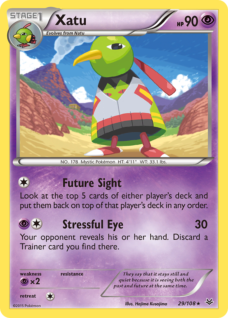 Xatu (29/108) [XY: Roaring Skies] Reverse Holofoil