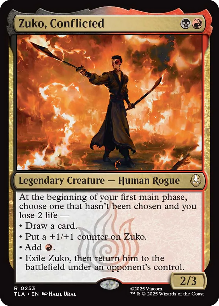 Zuko, Conflicted [Avatar: The Last Airbender] Foil