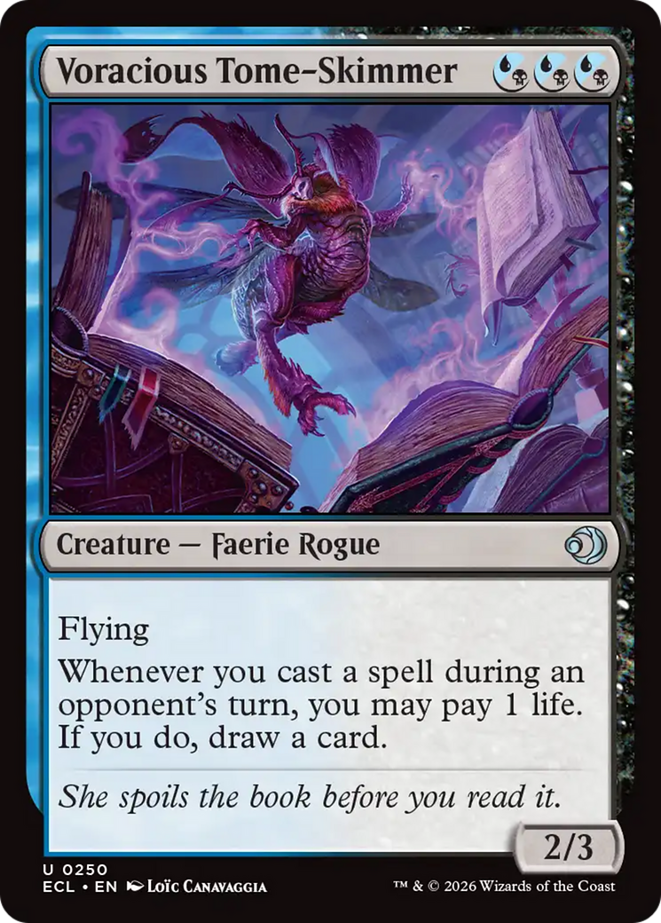 Voracious Tome-Skimmer [Lorwyn Eclipsed] Foil