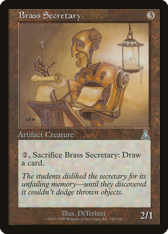 Brass Secretary [Urza's Destiny] Foil