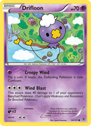 Drifloon (34/101) [Black & White: Plasma Blast] Reverse Holofoil