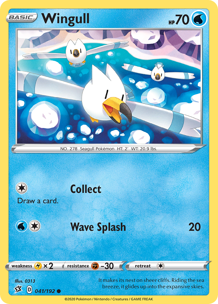 Wingull (041/192) [Sword & Shield: Rebel Clash] Reverse Holofoil