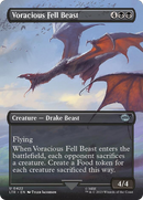 Voracious Fell Beast (Borderless Alternate Art) [The Lord of the Rings: Tales of Middle-Earth] Foil