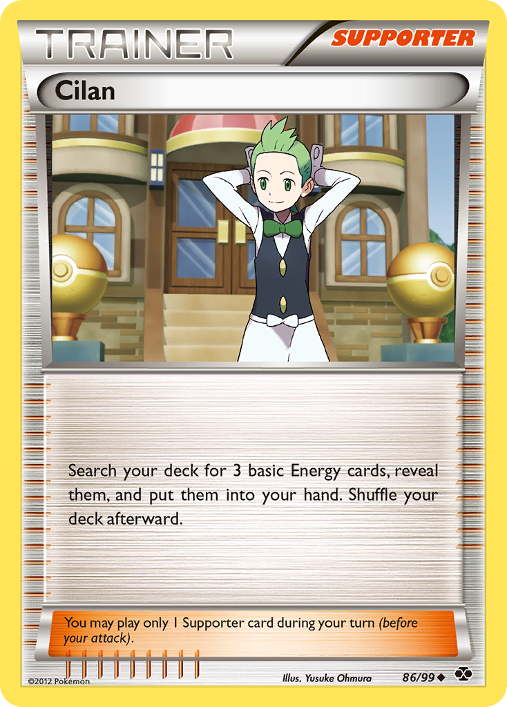 Cilan (86/99) [Black & White: Next Destinies] Reverse Holofoil