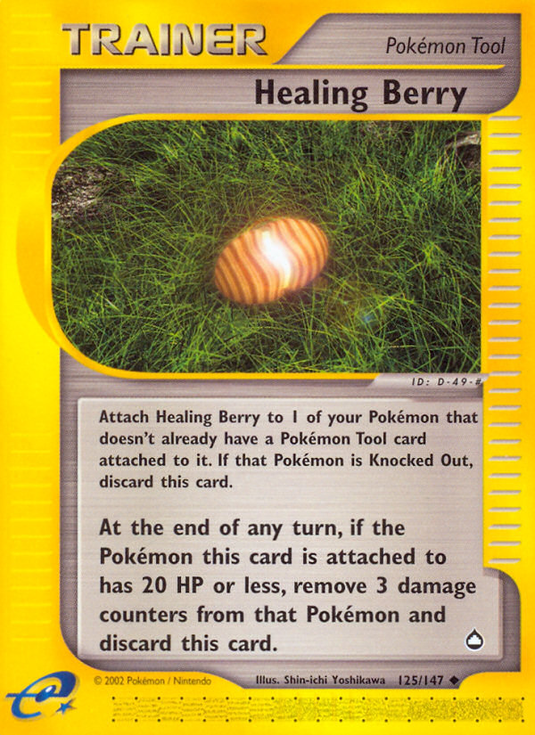 Healing Berry (125/147) [Aquapolis] Reverse Holofoil
