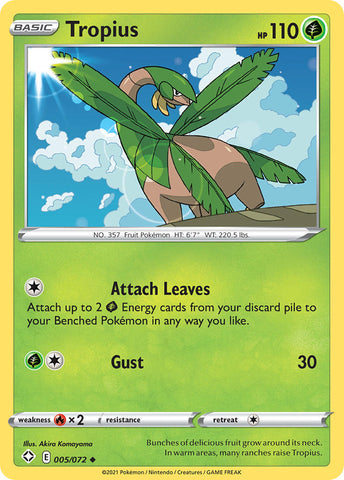 Tropius (005/072) [Sword & Shield: Shining Fates] Reverse Holofoil