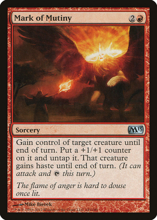 Mark of Mutiny [Magic 2013] Foil
