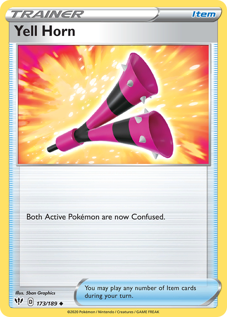 Yell Horn (173/189) [Sword & Shield: Darkness Ablaze] Reverse Holofoil