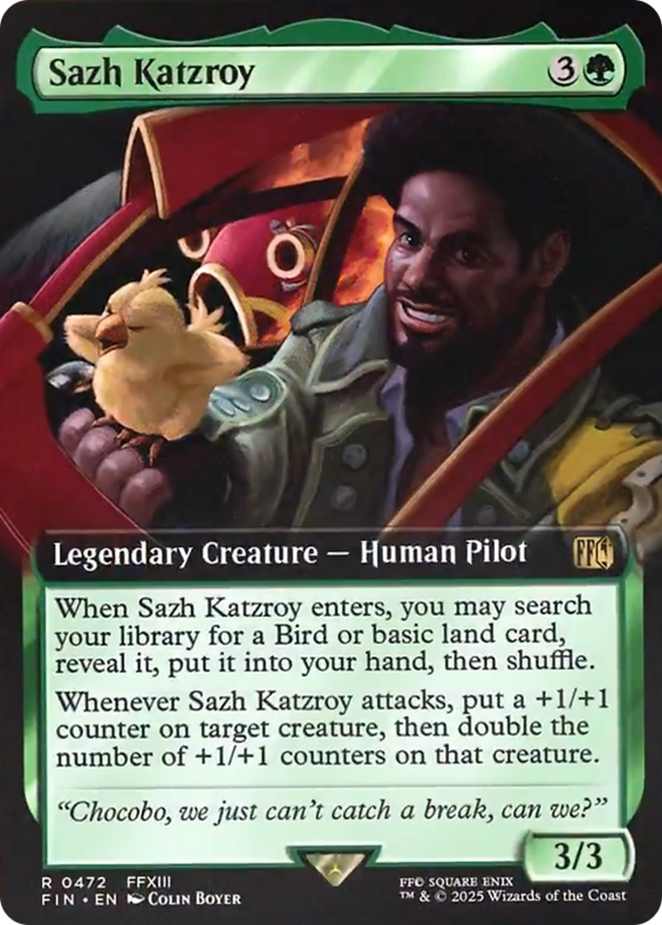 Sazh Katzroy (Extended Art) [FINAL FANTASY] Foil