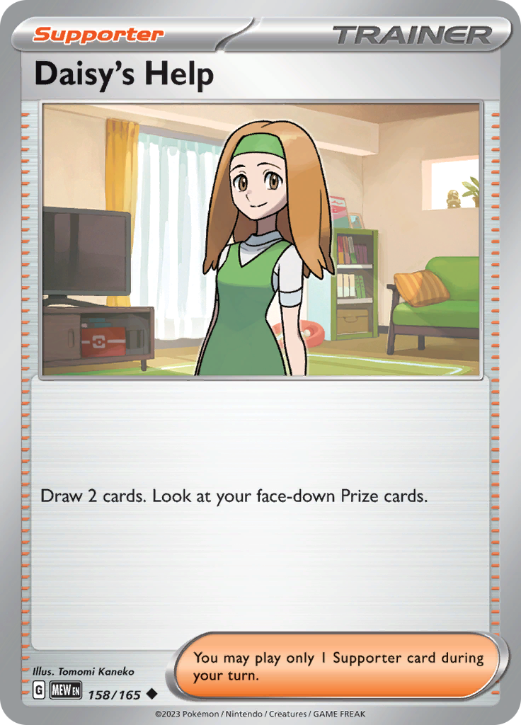 Daisy's Help (158/165) [Scarlet & Violet 151] Reverse Holofoil
