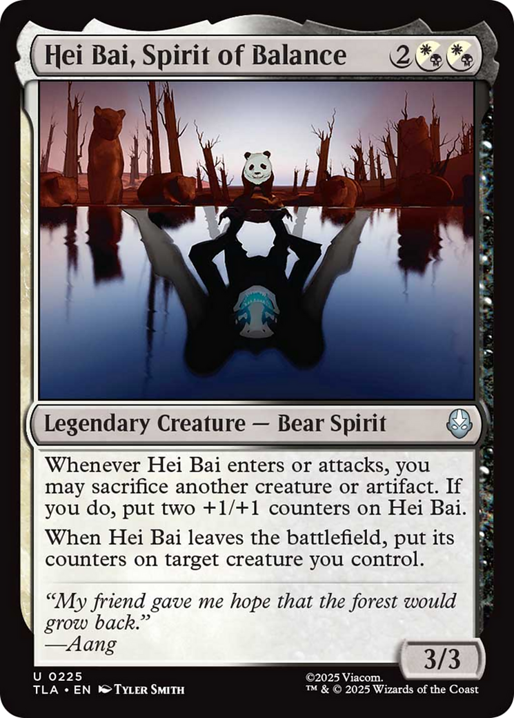 Hei Bai, Spirit of Balance [Avatar: The Last Airbender] Foil