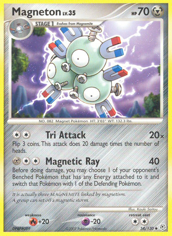 Magneton (54/130) [Diamond & Pearl: Base Set] Reverse Holofoil