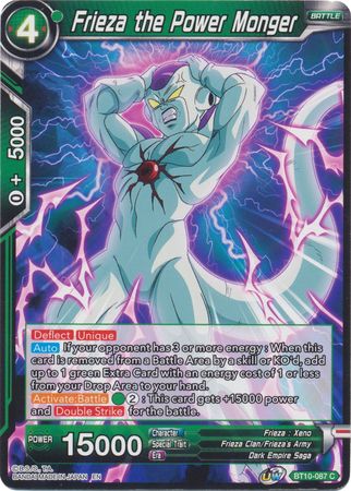 Frieza the Power Monger (BT10-087) [Rise of the Unison Warrior] Parallel Foil
