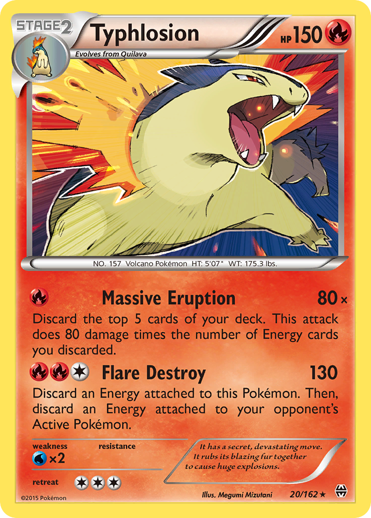 Typhlosion (20/162) [XY: BREAKthrough] Reverse Holofoil