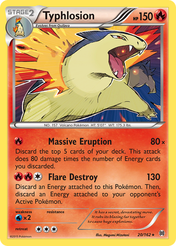 Typhlosion (20/162) [XY: BREAKthrough] Reverse Holofoil