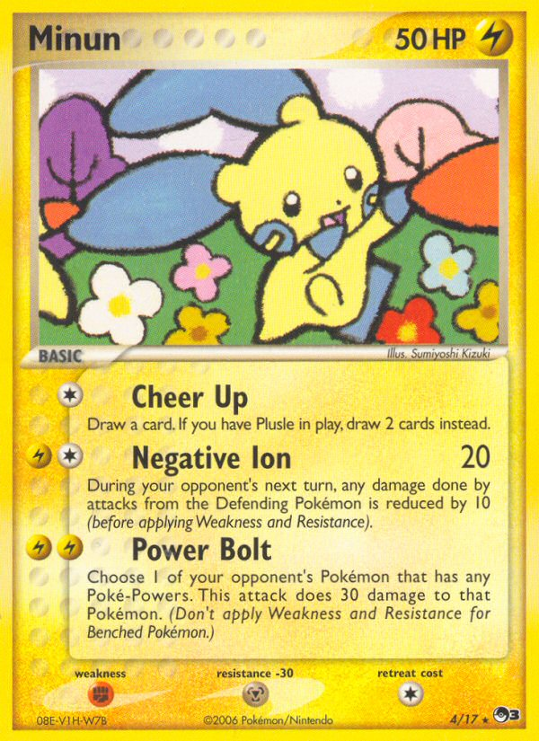 Minun (4/17) [POP Series 3] Holofoil