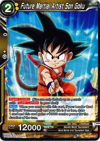 Future Martial Artist Son Goku (TB2-052) [World Martial Arts Tournament] Parallel Foil