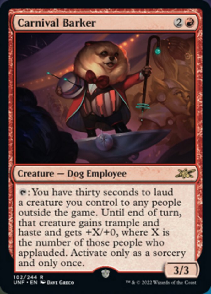 Carnival Barker [Unfinity] Foil